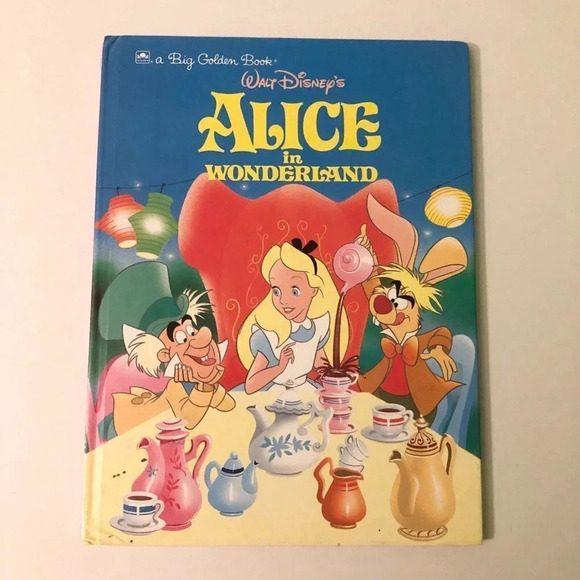 Vintage 1991 Walt Disneys Alice in Wonderland Big Golden Book - Picture 13 of 13